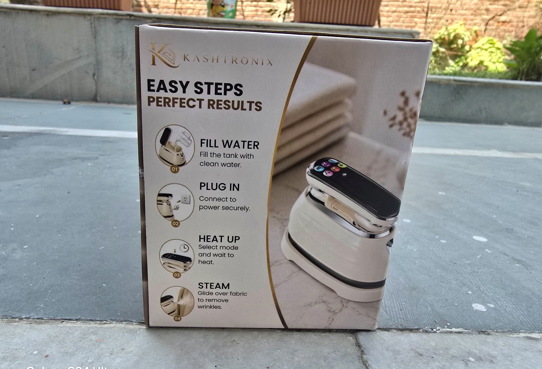 KASHTRONIX easy steps packaging